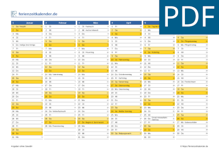 Kalender 2024, PDF, kostenlos downloaden